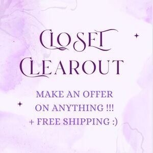 Closet Clearout Offer